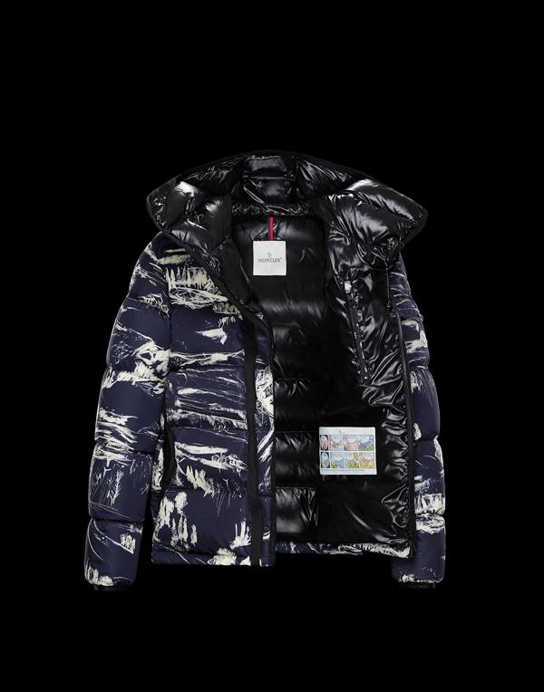 MONCLER コピー★18/19秋冬フード付きNEUVICダウンジャケット【紺】8110801